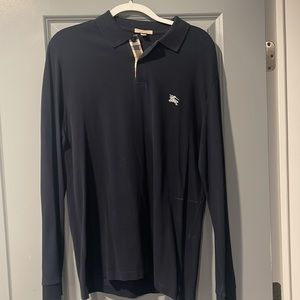 Men’s Burberry long sleeve polo